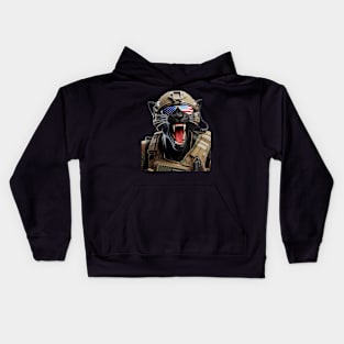 Patriot Panther by focusln Kids Hoodie